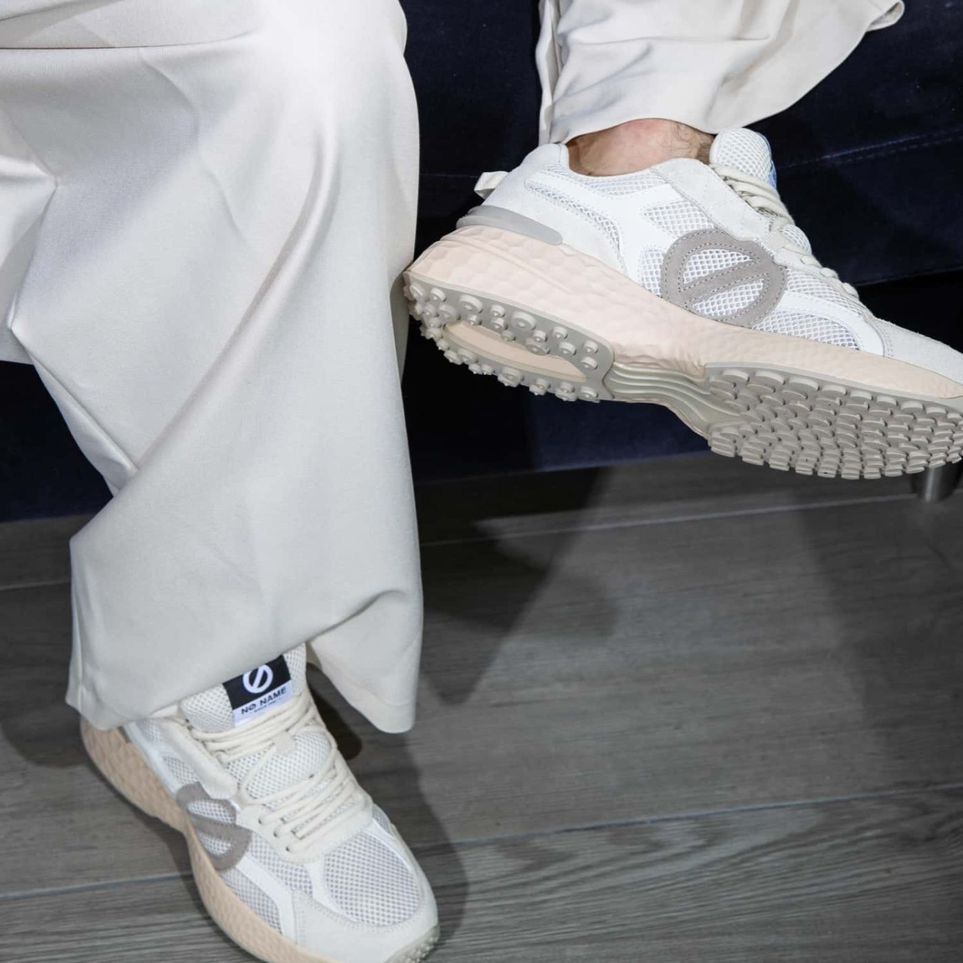 CARTER 2.0 RUNNER M - MESH/SUEDE/SUED - BLANC CASSE/BLANC/TAUPE